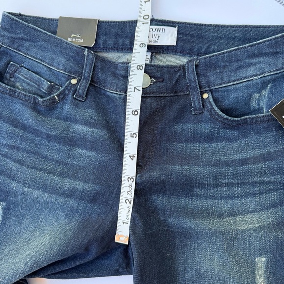 Woman’s Crown & Ivy Skinny Ankle Jeans Size 4P - Picture 8 of 9